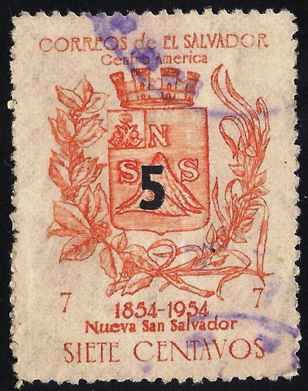 ESCUDO DE ARMAS NUEVA SAN SALVADOR.