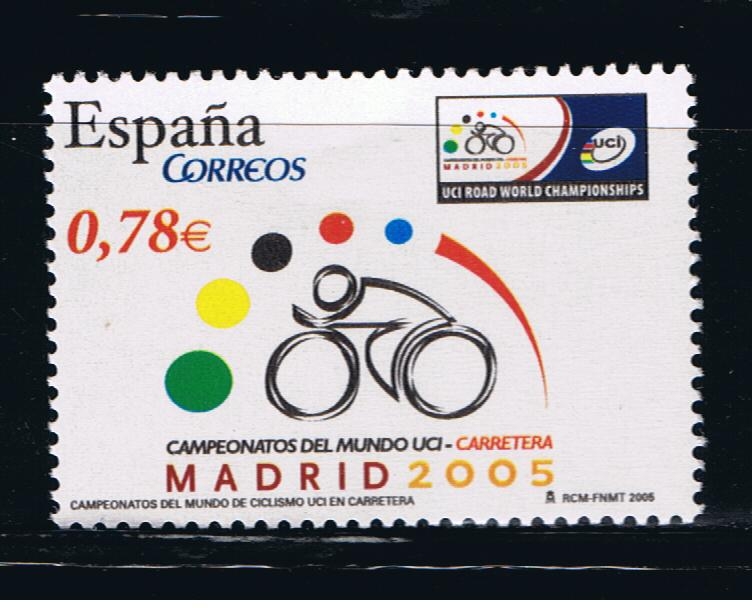 Edifil  4184  Campeonato del Mundo de Ciclismo en carretera.Madrid 20 -25 de Septiembre.  