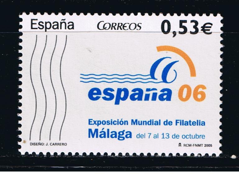 Edifil  4185  Exposición Mundial de Filatelia España 2006. Málaga.  