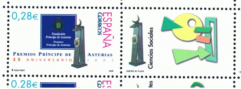 Edifil  4192  25º aniv. de los Premios Príncipe de Asturias.  