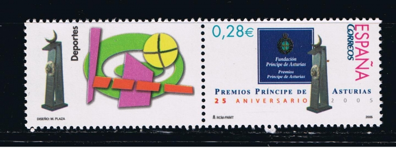 Edifil  4192  25º aniv. de los Premios Príncipe de Asturias.  