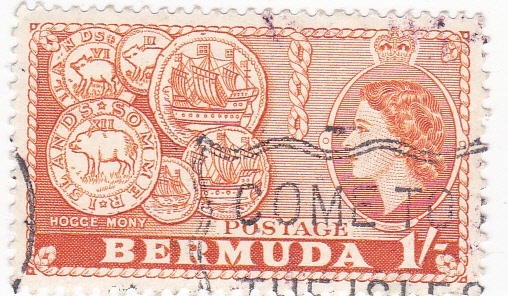 Reina Isabel II y monedas