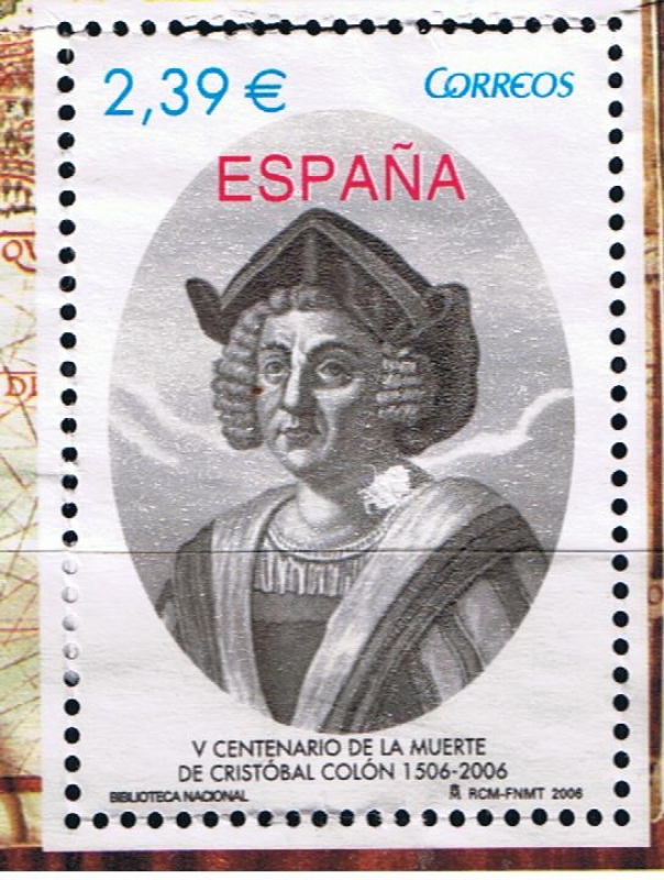 Edifil  4234  V cente. de la muerte de Cristóbal Colón.  