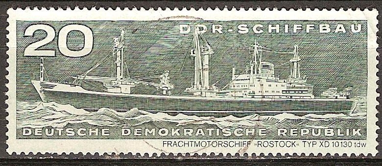 Construcción Naval- Rostock carguero, 1966-DDR.