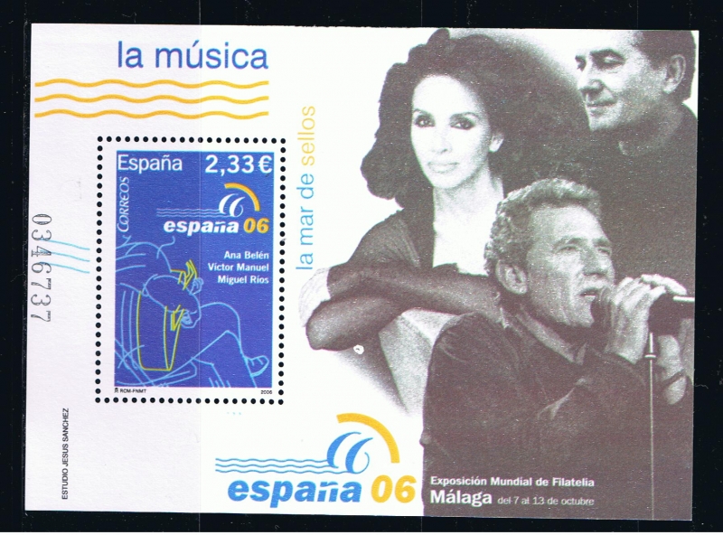 Edifil   4270 SH  Exposición Mundial de Filatelia España 06. Málaga.  