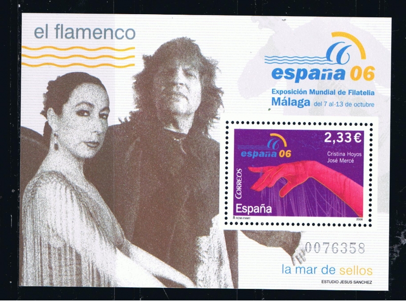 Edifil   4272 SH  Exposición Mundial de Filatelia España 06. Málaga.  