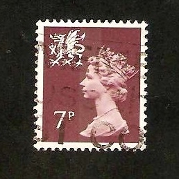 848 - Elizabeth II, emisión regional de Pais de Gales