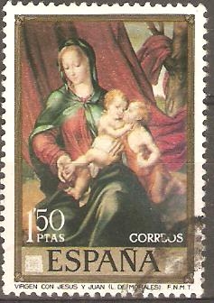 VIRGEN  Y  EL  NIÑO  CON  SAN  JUAN.  PINTURA  DE  MORALES