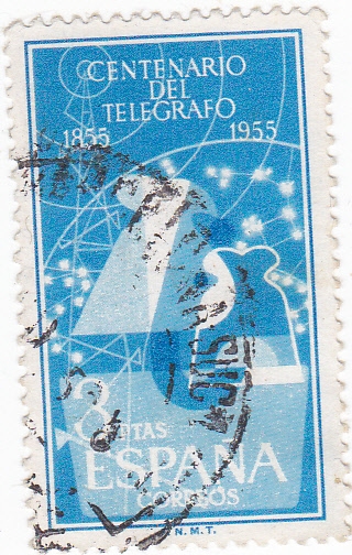 CENTENARIO DEL TELÉGRAFO 1855-1955   (V) vta.1,30€