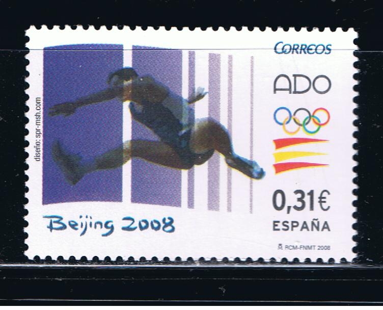 Edifil  4424  Juegos Olímpicos Beijing 2008. ADO, Asociación Deportes Olímpicos.  