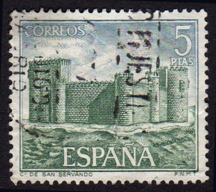 1972 Castillos de España.San Servando. Toledo  - Edifil:2096