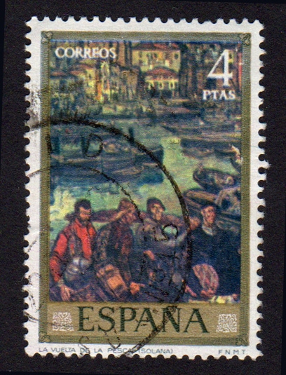 1972 Solana. La vuelta de la pesca - Edifil:2080