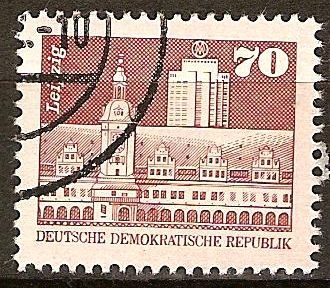 Antiguo Ayuntamiento de Leipzig. DDR.