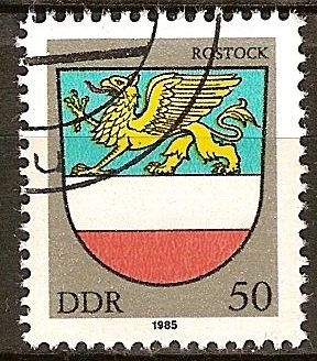 Escudo de armas de Rostock-DDR.