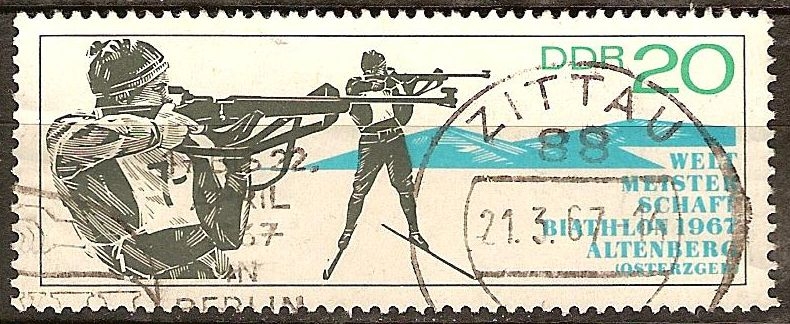 Campeonato Mundial de Biatlón, Altenburg-DDR.