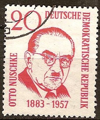 Otto Nuschke 1883-1957(político)DDR.