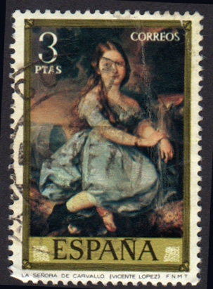 1973 Vicente Lopez Portaña. La señora de Carballo - Edifil:2148