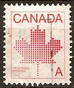 Hoja de arce canadiense.