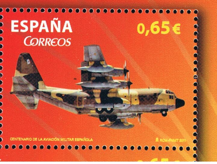 Edifil  4653 C  Centenario de la Aviación Militar Española 1911 - 2011. 