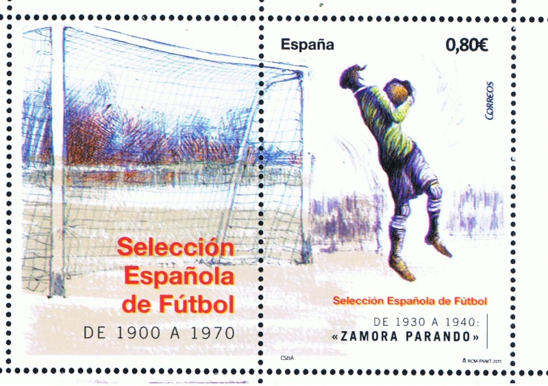 Edifil  4665 B  Deportes. Selección Española de Fútbol 1900-1970.  