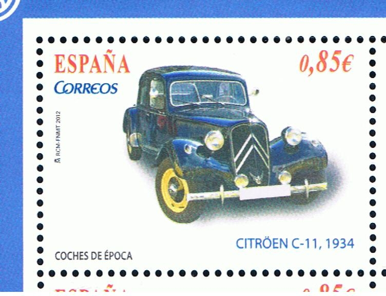 Edifil  4725 A  Coches de época.  