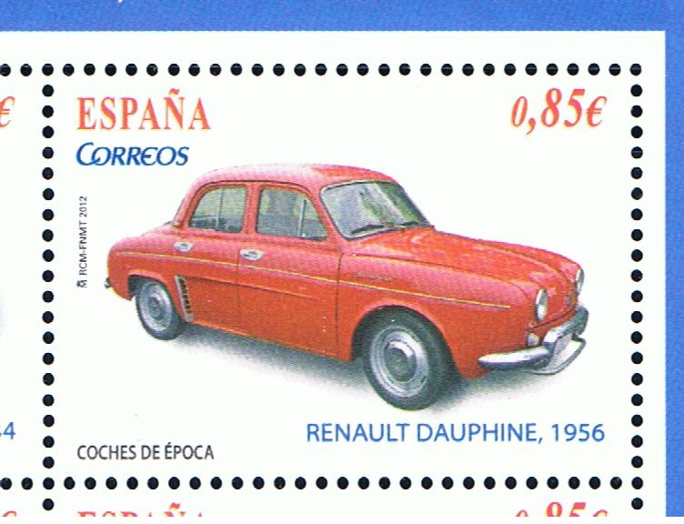 Edifil  4725 B  Coches de época.  