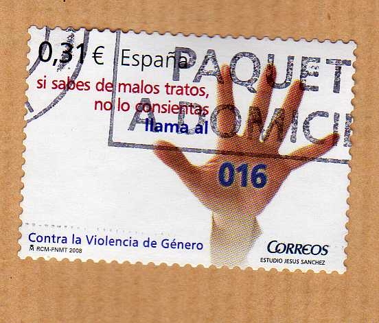 Edifil 4389. Contra la violencia de género.