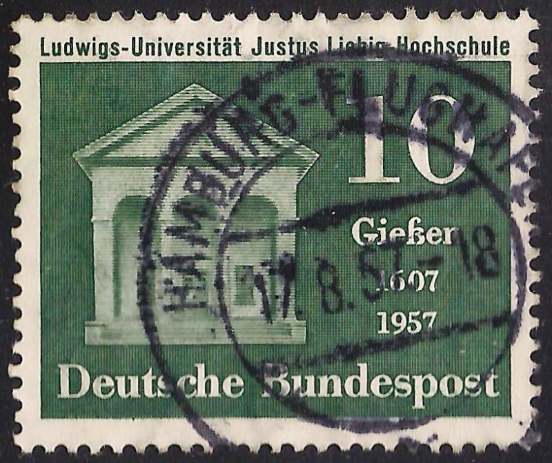 350º Aniv. de la Escuela de Justus Liebig en Universidad de Ludwig en Giessen