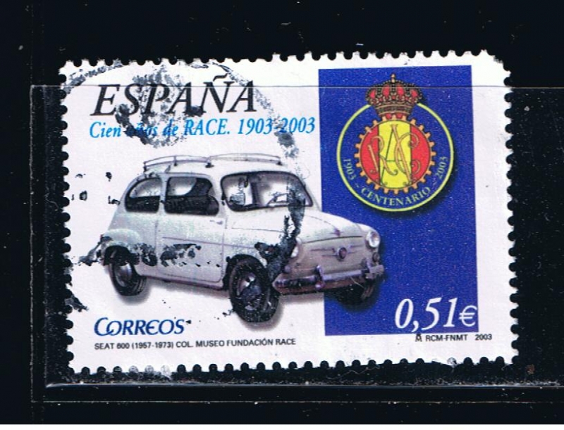 España  Cien años de RACE 1903-2003.  