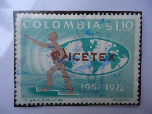 ICETEX. 1952-1972  20° aniversarios (Inst. Colombiano de Crédito Eductivo y Estudios técnicos en el 