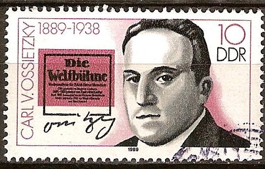 Personalidades- Carl von Ossietzky 1889-1938(escritor y premio Nobel)DDR.