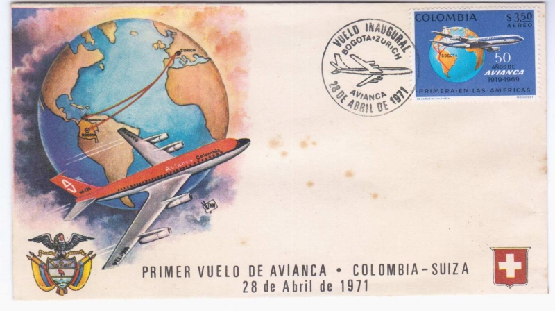 1St Vuelo Colombia Suiza