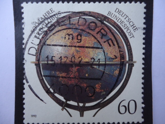 500 jahre erdglobus.Globo Terrestre de Behaim 1992.