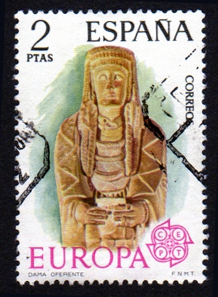 1974 Europa-CEPT. Dama Oferente del cerro de los Santos, Albacete - Edifil:2177