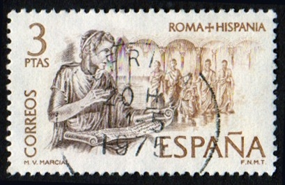 1974 Roma Hispania. Marco Valerio Marcial - Edifil:2186