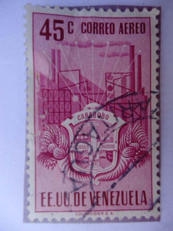 E.E.U.U de Venezuela- Estado: Carabobo- Escudo