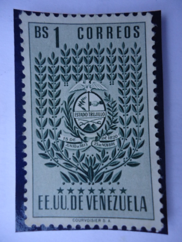 E.E.U.U de Venezuela- Estado: Trujillo- Escudo