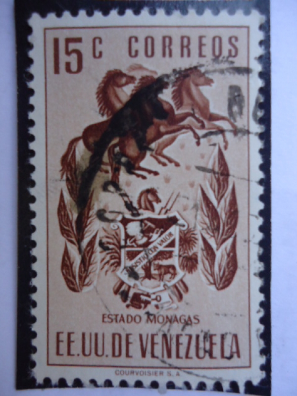 E.E.U.U de Venezuela- Estado: Monagas- Escudo