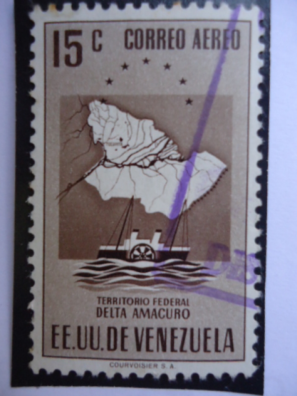 E.E.U.U de Venezuela- Estado: Delta Amacuro- Escudo