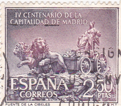 Fuente de la Cibeles - IV Centenario de la capitalidad de Madrid  (1)