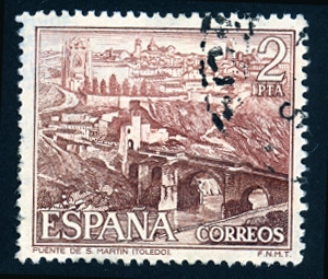 1975 Serie turística. Puerta de San Martín. Toledo - Edifil:2267