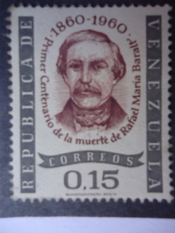 Primer Centenario de la Muerte de Rafael María Baralt 1860-1960