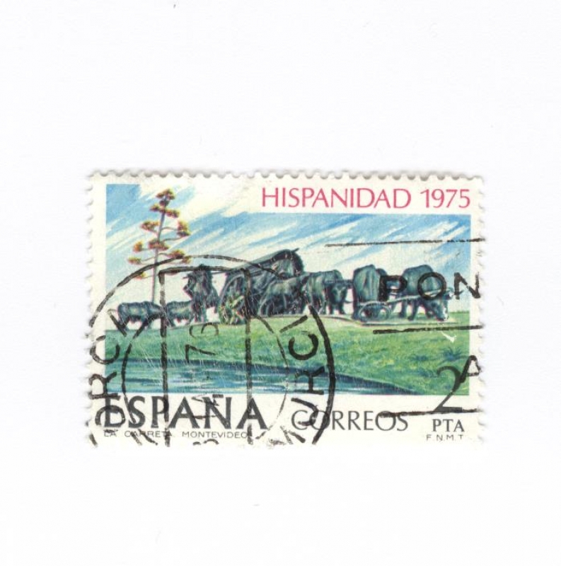 Edifil 2294.Hispanidad-Carreta Montevideo