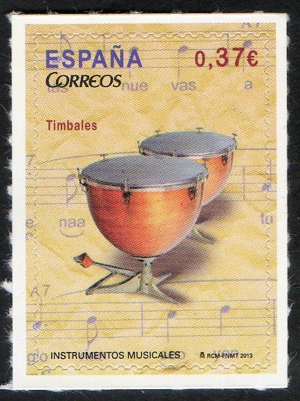 4785- Instrumentos musicales. Timbales.