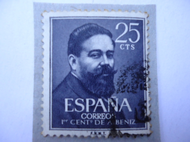 Ed:1320- I Centenario del nacimiento del pianista y compositor: Isacc Albéniz.