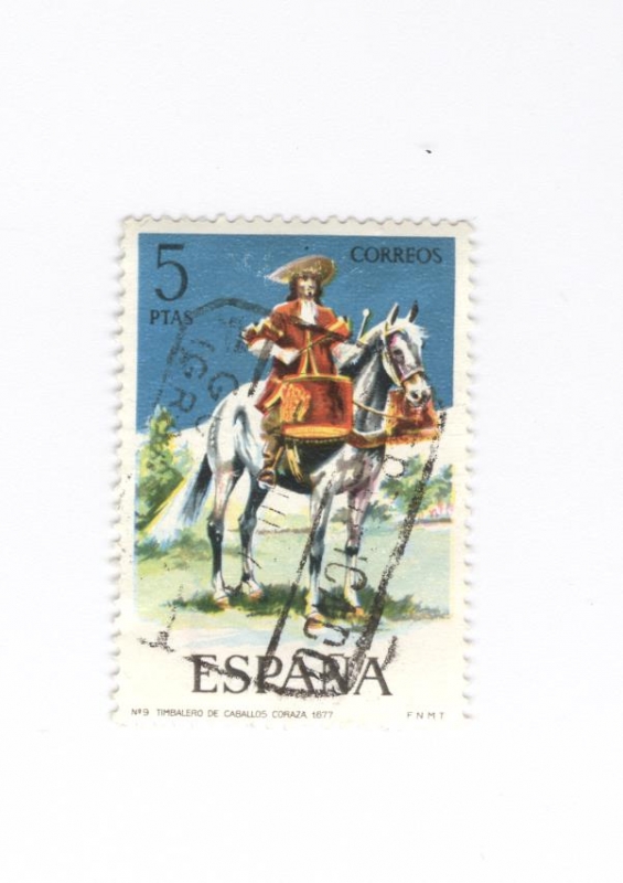 Nº9 Timbalero caballos coraza 1677