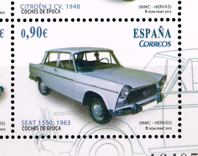 Edifil  4788 D  Coches de época.  