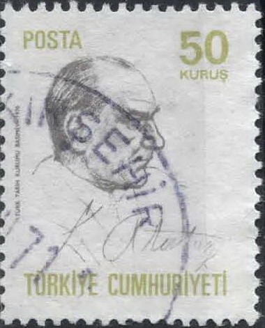 TURQUIA SCOTT_1835 KEMAL ATATÜRK Y FIRMA. $0.2