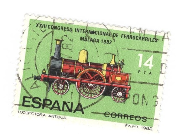 Edifil 2670. XXIII Congreso internacional de ferrocarriles Malaga 1982