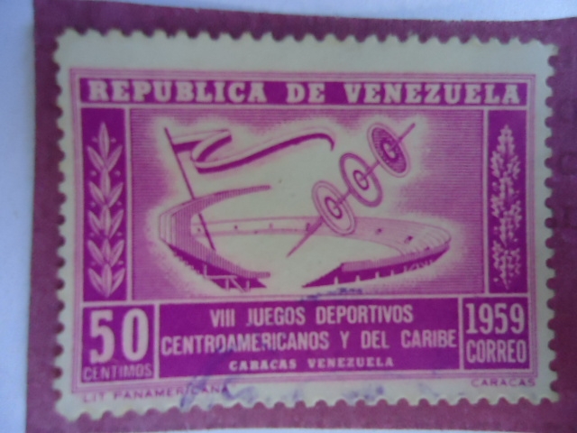 VIII Juegos Deportivos Centroamericanos y del Caribe-Caracas Venazuela-1959